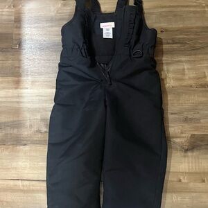 OshKosh Black Snow Bib Overalls